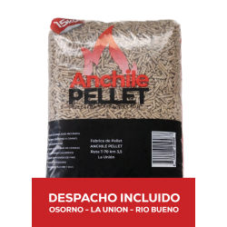 Bolsa Pellet 15 Kg. Anchile Pellet (Envió Incluido)